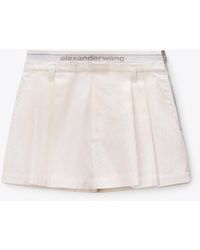 Alexander Wang - Logo Elastic High-Rise Short - Lyst