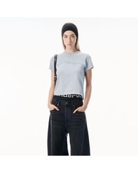 Alexander Wang - Mirrored Logo Tee - Lyst