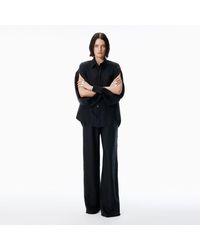 Alexander Wang - Heavy Silk Side Placket Pant - Lyst