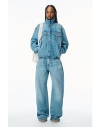 Alexander Wang - Regen Lightweight Denim Track Jacket - Lyst