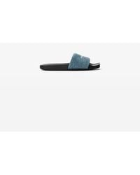 Alexander Wang - Crystal Denim Aw Pool Slide - Lyst