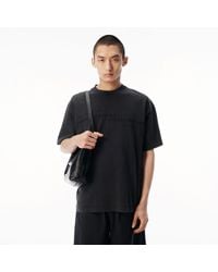 Alexander Wang - Mirrored Logo Short Sleeve Tee - Lyst