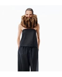 Alexander Wang - Leather Bubble Top - Lyst