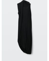 Alexander Wang - Asymmetric Drape Midi Dress - Lyst
