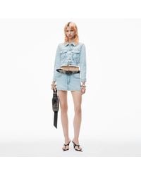 Alexander Wang - Mid Rise Mini Skort - Lyst