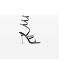 Alexander Wang - Julie Crystal Coil Sandal - Lyst