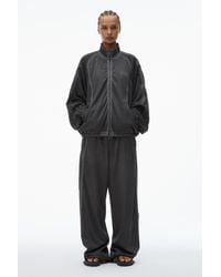 Alexander Wang - Unisex Track Jacket In Perforated Mesh - Lyst