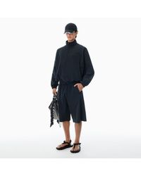 Alexander Wang - Perforated Logo Basketball Shorts - Lyst