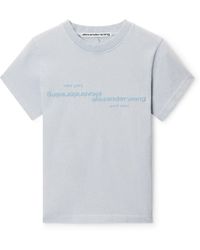 Alexander Wang - Mirrored Logo Tee - Lyst