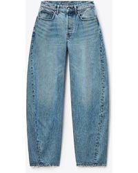 Alexander Wang - Crystal Hotfix Logo Pocket Blow Up Jean - Lyst
