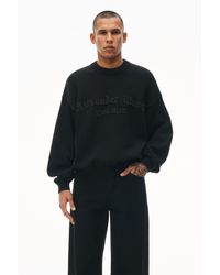 Alexander Wang - Pullover With Hand Crochet Logo - Lyst