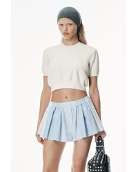 Alexander Wang - Logo-embossed Ribbed Chenille Sweater - Lyst