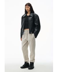 Alexander Wang - Sweatpant In Flocked Terry - Lyst