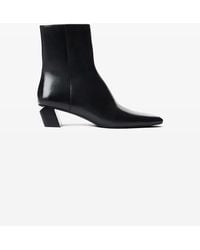 Alexander Wang - Toni 45mm Ankle Boot In Leather - Lyst