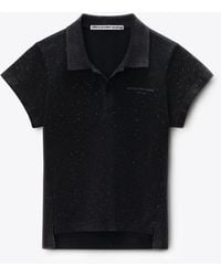 Alexander Wang - Crystal Hotfix Polo - Lyst