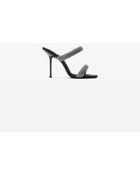 Alexander Wang - Crystal Hotfix Julie Tubular Sandals - Lyst