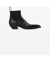 Alexander Wang - Slick Smooth Leather Ankle Boot - Lyst