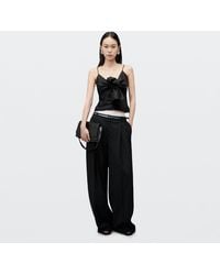 Alexander Wang - Mid-Rise Layered Boxer Tailored Pant - Lyst