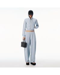 Alexander Wang - Crystal Hotfix Mid-Rise Relaxed Sweatpant - Lyst