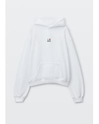 Alexander Wang - Crystal Hotfix I Heart Aw Hoodie - Lyst