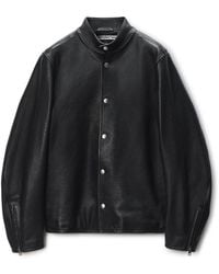 Alexander Wang - Glossy Leather Moto Jacket - Lyst