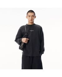 Alexander Wang - Logo Print Long Sleeve Tee - Lyst