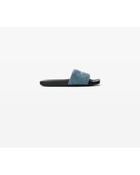 Alexander Wang - Crystal Denim Aw Pool Slide - Lyst