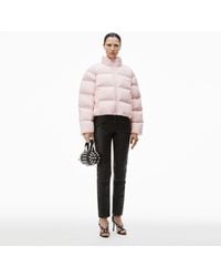 Alexander Wang - Logo Reflective Puffer Coat - Lyst