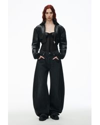 Alexander Wang - Oversized Low Rise Jean In Denim - Lyst
