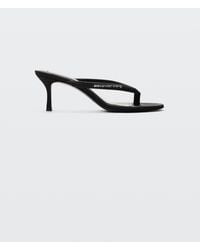 Alexander Wang - Courtney 65Mm Thong Logo Sandal - Lyst