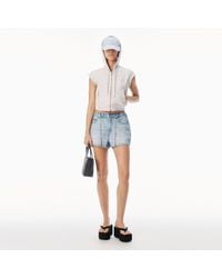 Alexander Wang - Crystal Drawcord Short - Lyst