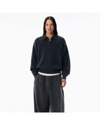 Alexander Wang - Wool-Blend Henley Pullover - Lyst