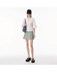 Alexander Wang - Cargo Mini Skirt With Boxer Waistband - Lyst