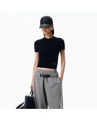 Alexander Wang - Short Sleeve Wool Tee - Lyst