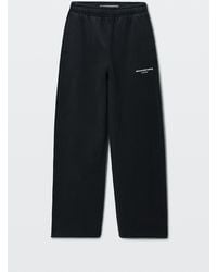 Alexander Wang - Logo Print Mid-Rise Oversized Sweatpant - Lyst