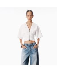 Alexander Wang - Zipper Tee - Lyst