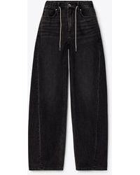 Alexander Wang - Crystal Hotfix Drawcord Balloon Jogger - Lyst