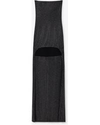 Alexander Wang - Crystal Hotfix Strapless High-Low Mini Dress - Lyst