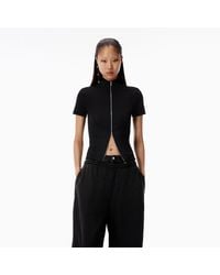 Alexander Wang - Rashguard Mock Neck Top - Lyst