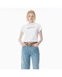 Alexander Wang - Crystal Hotfix Star Jersey Tee - Lyst
