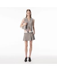 Alexander Wang - Zip Detail Pre-Styled Mid-Rise Pleated Skort - Lyst