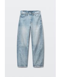 Alexander Wang - Float Mid-Rise Relaxed Crystal Hotfix Belt Loop Jean - Lyst
