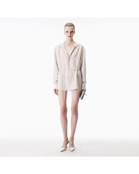 Alexander Wang - Ruched Waist Hoodie Dress - Lyst