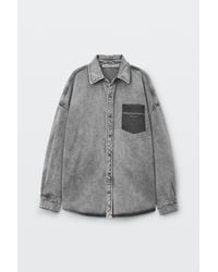 Alexander Wang - Shadow Pocket Button Down Shirt - Lyst