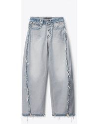Alexander Wang - Blow Up Logo-Embossed Mid-Rise Inverted Jean - Lyst