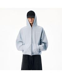 Alexander Wang - Crystal Embellished Oversized Zip-Up Hoodie - Lyst