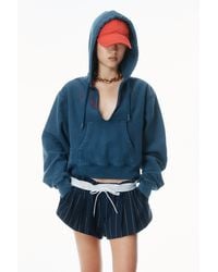 Alexander Wang - Distressed Cotton Hoodie - Lyst