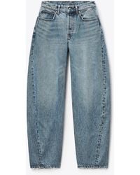 Alexander Wang - Crystal Hotfix Logo Pocket Blow Up Jean - Lyst
