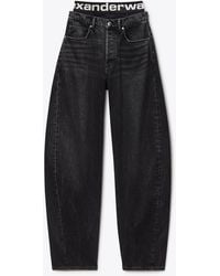 Alexander Wang - Blow-Up Jeans With Logo Bike Short Waistband - Lyst