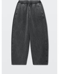Alexander Wang - Crystal Hotfix Mid-Rise Oversized Sweatpant - Lyst